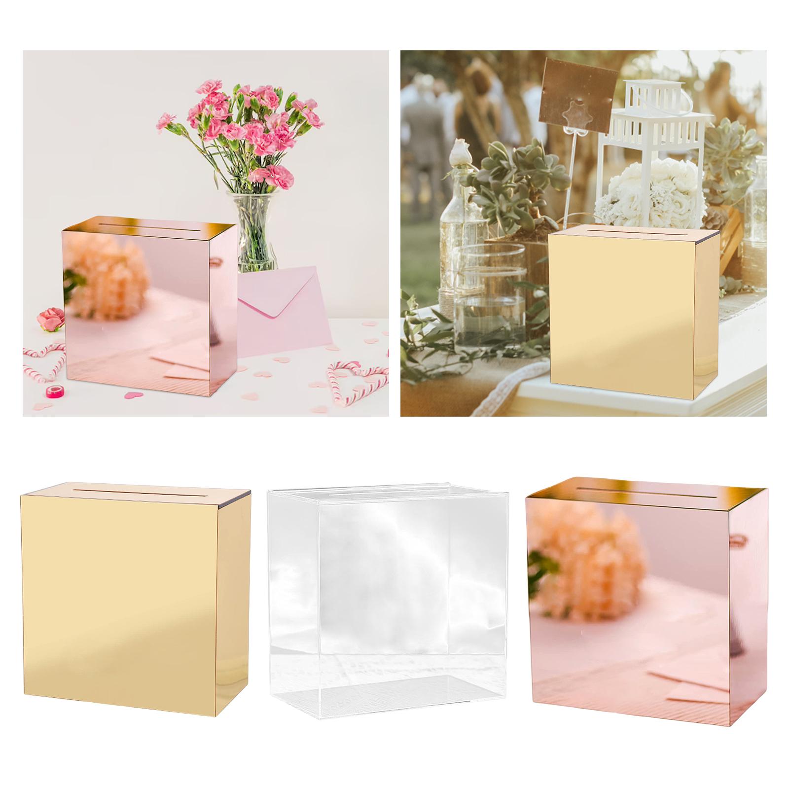 Wedding Card Box - Caja decorativa de acrílico para tarjetas