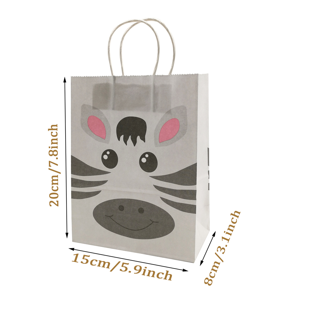 Bolsas de Papel con Asas de An - Wedding Zoo reseña y precio