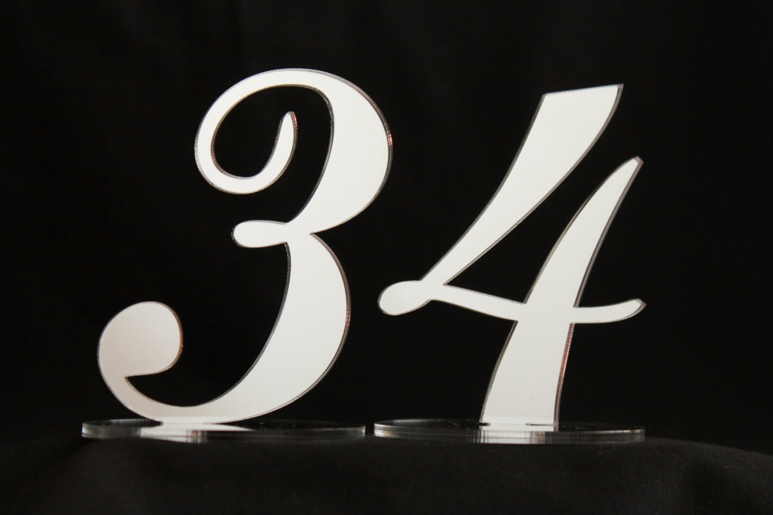 Números de Mesa Boda Acrílico  - Table Number Gold reseña y precio
