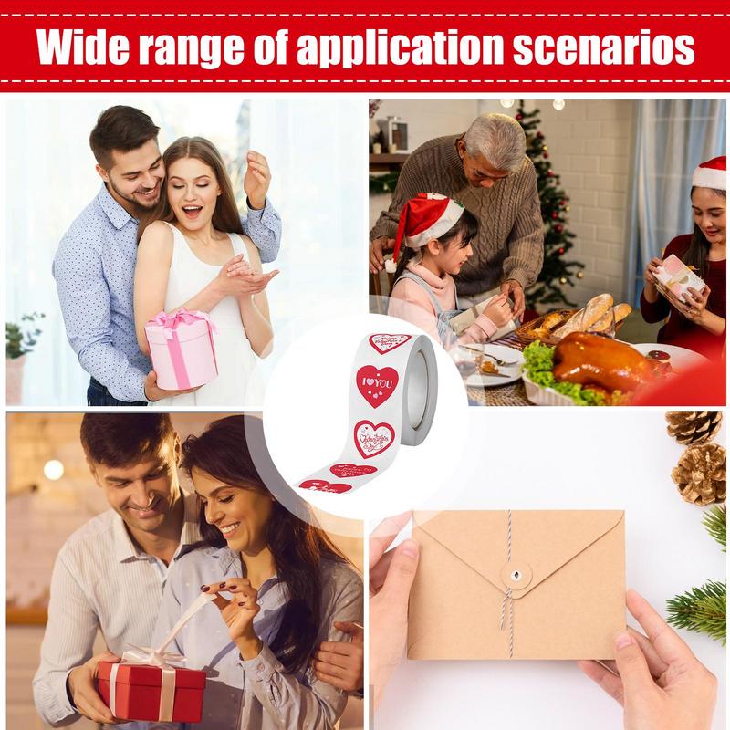 Rollo de pegatinas de corazón  - Wedding Envelopes reseña y precio