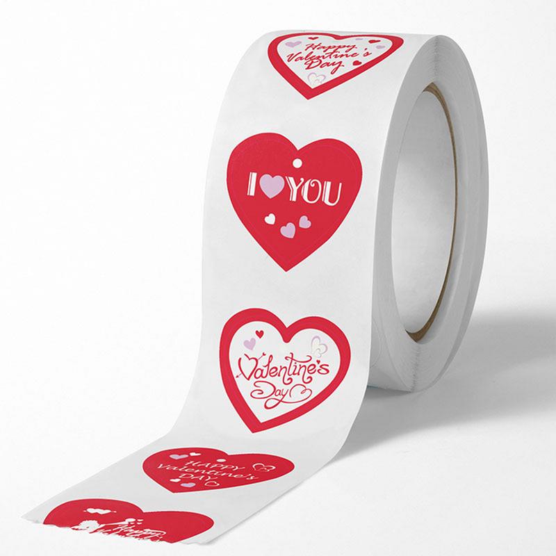 Rollo de pegatinas de corazón  - Wedding Envelopes reseña y precio