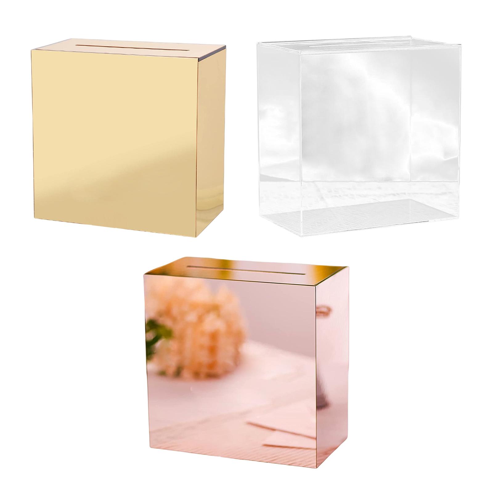 Caja decorativa de acrílico pa - Wedding Card Box reseña y precio