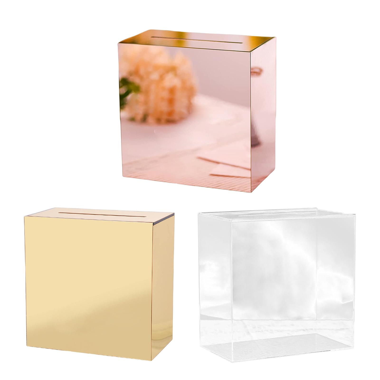 Caja decorativa de acrílico pa - Wedding Card Box reseña y precio