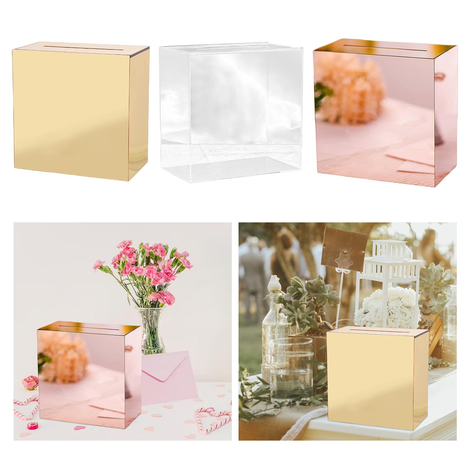 Caja decorativa de acrílico pa - Wedding Card Box reseña y precio