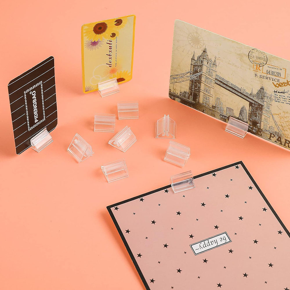 Mini soportes transparentes pa - Table Number Gold reseña y precio